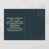 Happy Monster Halloween Party voor kinderen Feestdagenkaart (Achterkant)