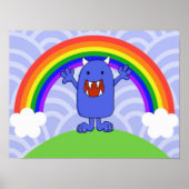 Happy Monster Poster (Voorkant)