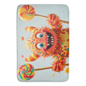 Happy Monster Snoep Delight Design Badmat (Voorkant Verticaal)