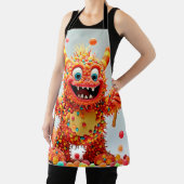 Happy Monster Snoep Delight Design Schort (Insitu)