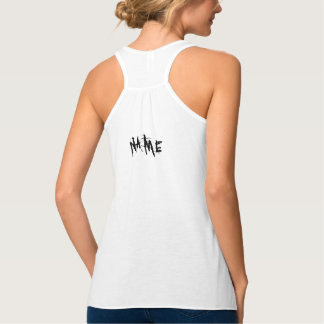 HAPPY MONSTER VOGUE BELLA CANVAS TANK W/NAME