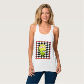 HAPPY MONSTER VOGUE BELLA CANVAS TANK W/NAME (Volledige Voorkant)