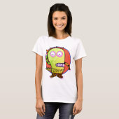 HAPPY MONSTER VOGUE PLUS SIZE T-shirt met naam (Voorkant volledig)