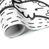 HAPPY MONSTER Wrapping Paper Cadeaupapier (Rol Hoek)