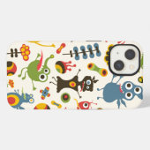Happy Monsters iPhone Hoesje (Achterkant horizontaal)