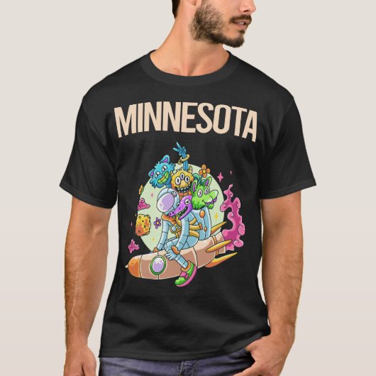 Happy Monsters - Minnesota T-shirt (Voorkant)