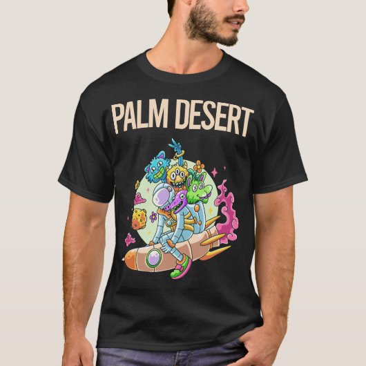 Happy Monsters - Palm Desert T-shirt (Voorkant)