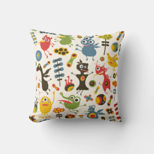 Happy Monsters Pillow Kussen