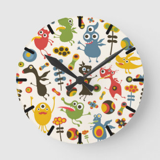 Happy Monsters Ronde Klok