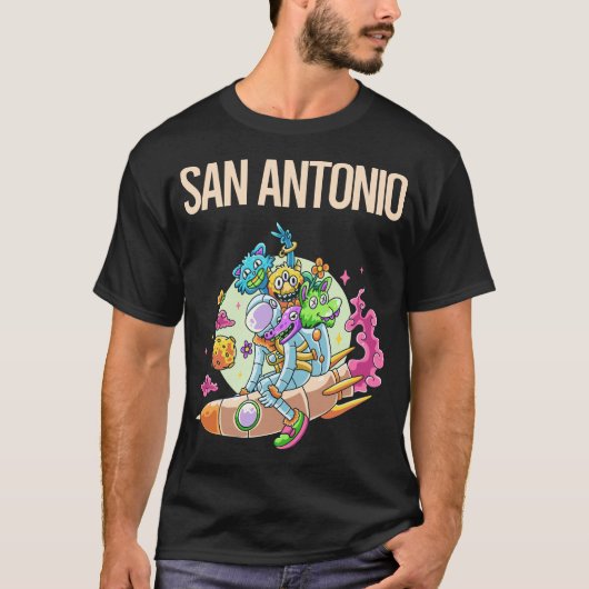 Happy Monsters - San Antonio T-shirt (Voorkant)