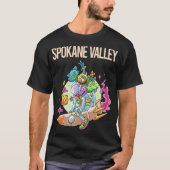 Happy Monsters - Spokane Valley T-shirt (Voorkant)