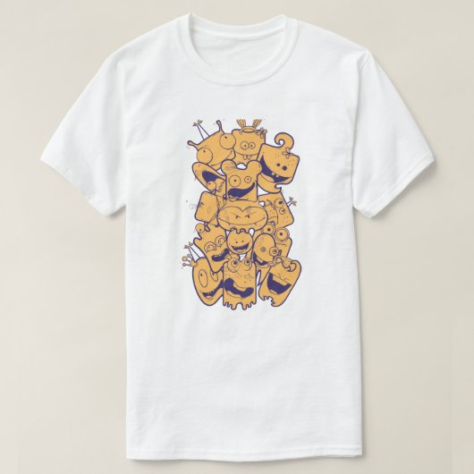 Happy Monsters T-shirt (Design voorkant)