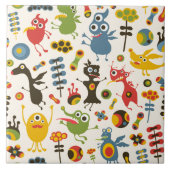 Happy Monsters Tegeltje (Voorkant)