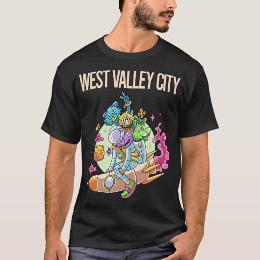 Happy Monsters - West Valley City T-shirt (Voorkant)
