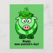 happy moo patricks day briefkaart (Voorkant)
