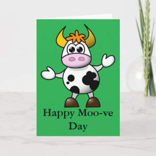 Happy Moo-ve Day Kaart