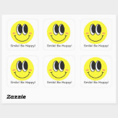 Happy Mood Smiley Sticker Pack 3"x3" (Vel)
