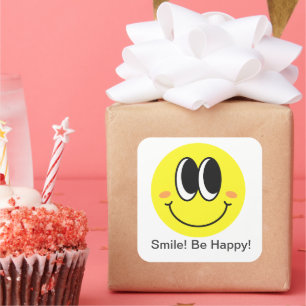 Happy Mood Smiley Sticker Pack 3"x3"