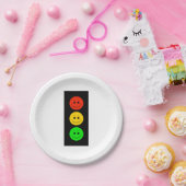 Happy Moody Stoplight Papieren Bordje (Feest)