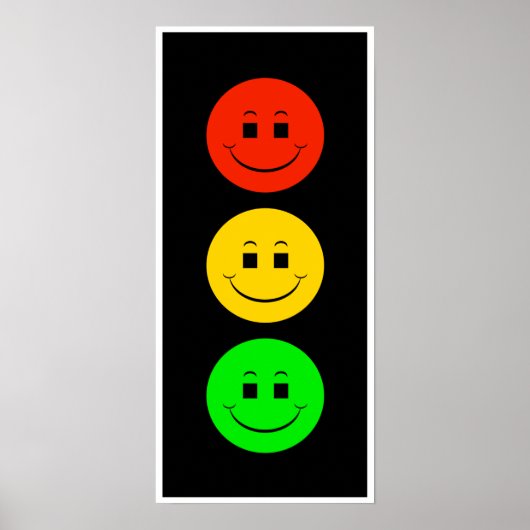 Happy Moody Stoplight Poster (Voorkant)