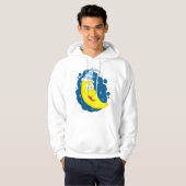 Happy Moon Face Hoodie (Voorkant volledig)