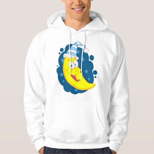 Happy Moon Face Hoodie (Voorkant)