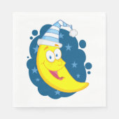 Happy Moon Face Servet (Voorkant)