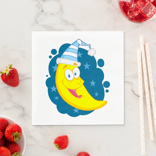 Happy Moon Face Servet