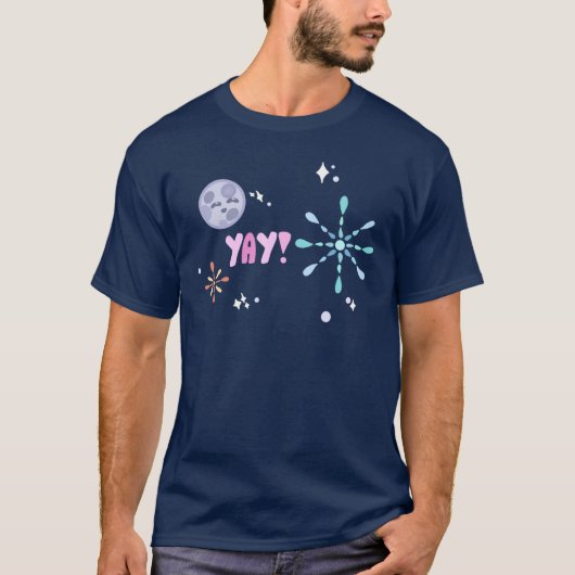 Happy Moon T-shirt (Voorkant)