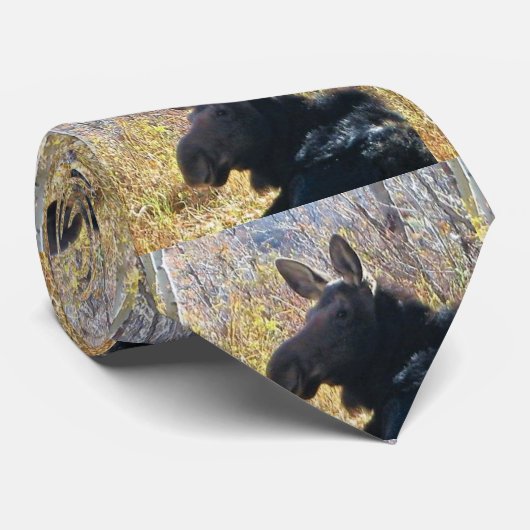 Happy Moose Stropdas (Opgerold)