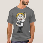 Happy Mormon    MissionaryElder met Bijbel T-shirt (Voorkant)