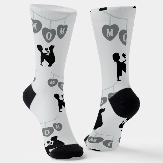 Happy Mother Day  Sokken (Gebogen)