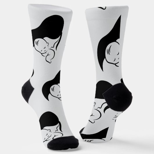 Happy Mother Day  Sokken (Gebogen)