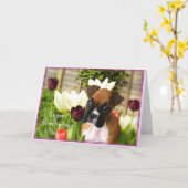 Happy Mother-in-law dag boxer wenskaart Kaart (Gele Bloem)