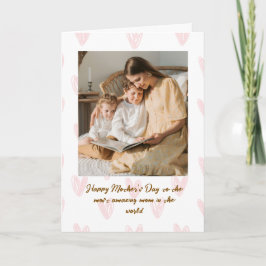 Happy Mother’s Day Custom Photo Greeting Card Kaart