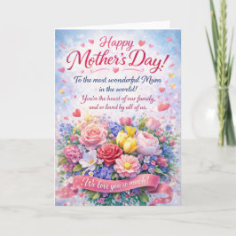 Happy Mother’s Day Floral Card Kaart