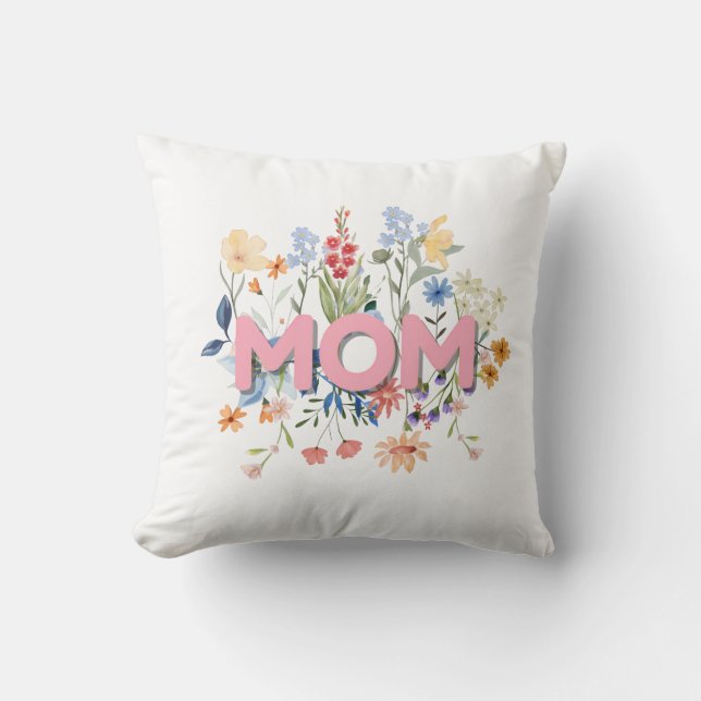 Happy Mother’s Day Throw Pillow | Cute Gift  Kussen (Voorkant)