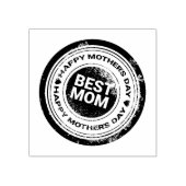 Happy Mothers Dag Beste mama | FEESTDAGEN Rubberstempel (Afrduk)