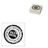 Happy Mothers Dag Beste mama | FEESTDAGEN Rubberstempel (Gestempeld)
