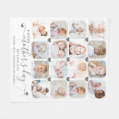 Happy Mothers Day 16 Aangepast bericht voor foto's Fleece Deken (Voorkant (Horizontaal))
