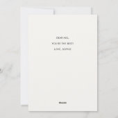 Happy Mothers Day 1e keer moeder Schattige Feestdagenkaart (Achterkant)