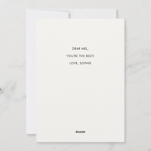 Happy Mothers Day 1e keer moeder Schattige Feestdagenkaart (Achterkant)