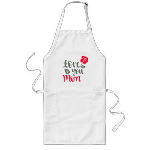 Happy Mothers Day 2025 Love U Mom SHIRT Lang Schort