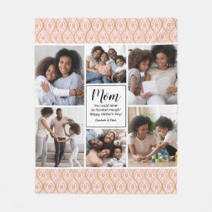 Happy Mothers Day 6 fotocollage Fleece Deken