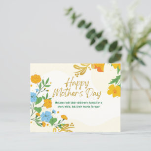 Happy Mothers Day afdrukbare Kaart, digitale moede Feestdagenkaart