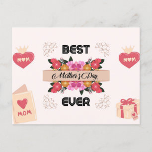 Happy Mothers Day afdrukbare Kaart, digitale moede Feestdagenkaart