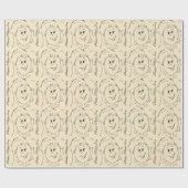 Happy Mothers Day Animated Face Cadeaupapier (Vlak)