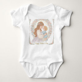 Happy Mother's Day Baby Bodysuit - Tender Love Des