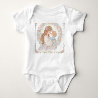 Happy Mother's Day Baby Bodysuit - Tender Love Des