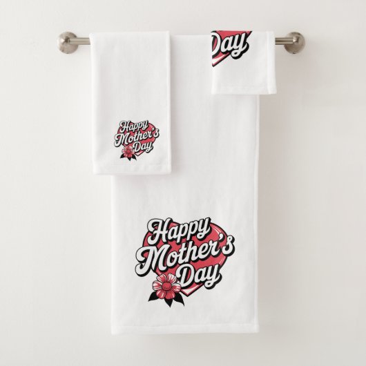 Happy Mothers Day Bad Handdoek (Insitu)